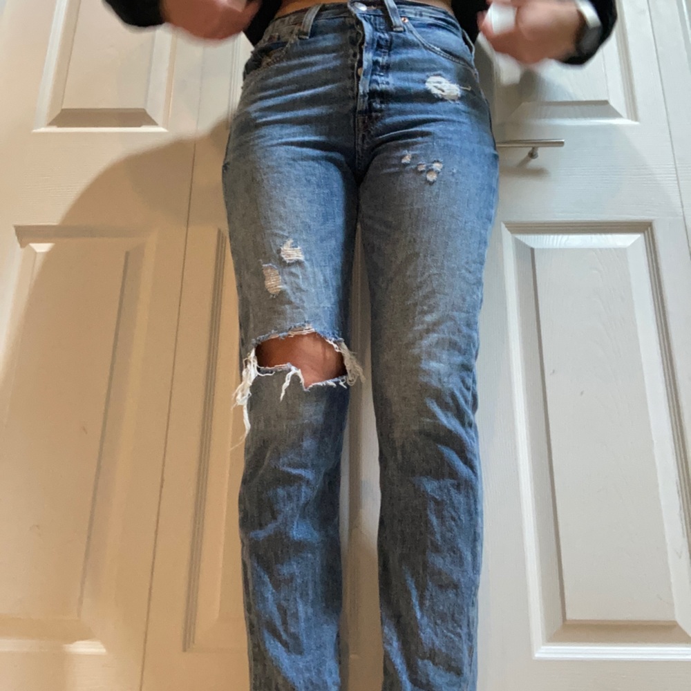 High Rise Vintage Straight Leg Jean